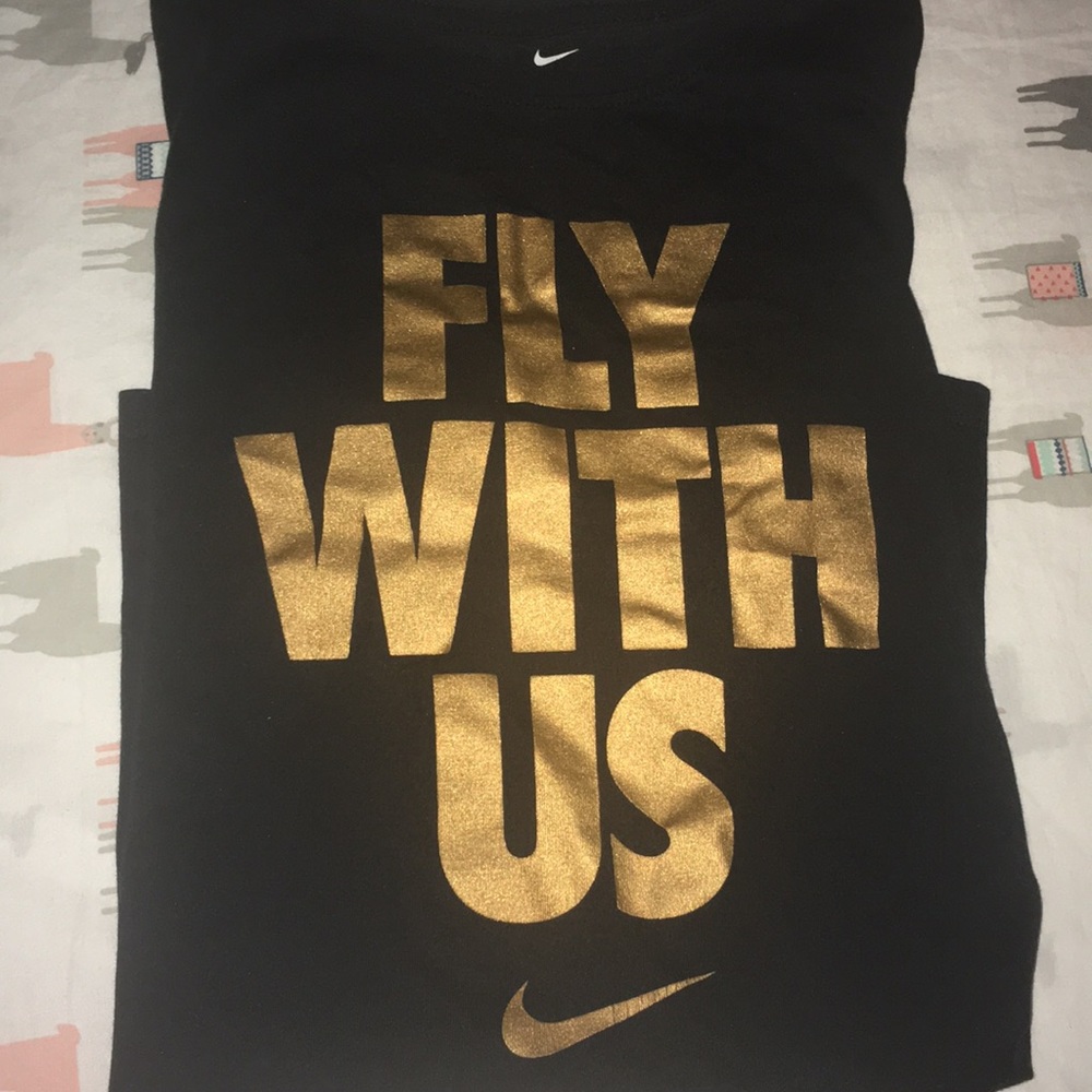 A nike shirt